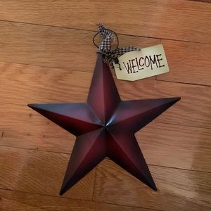 Star welcome sign